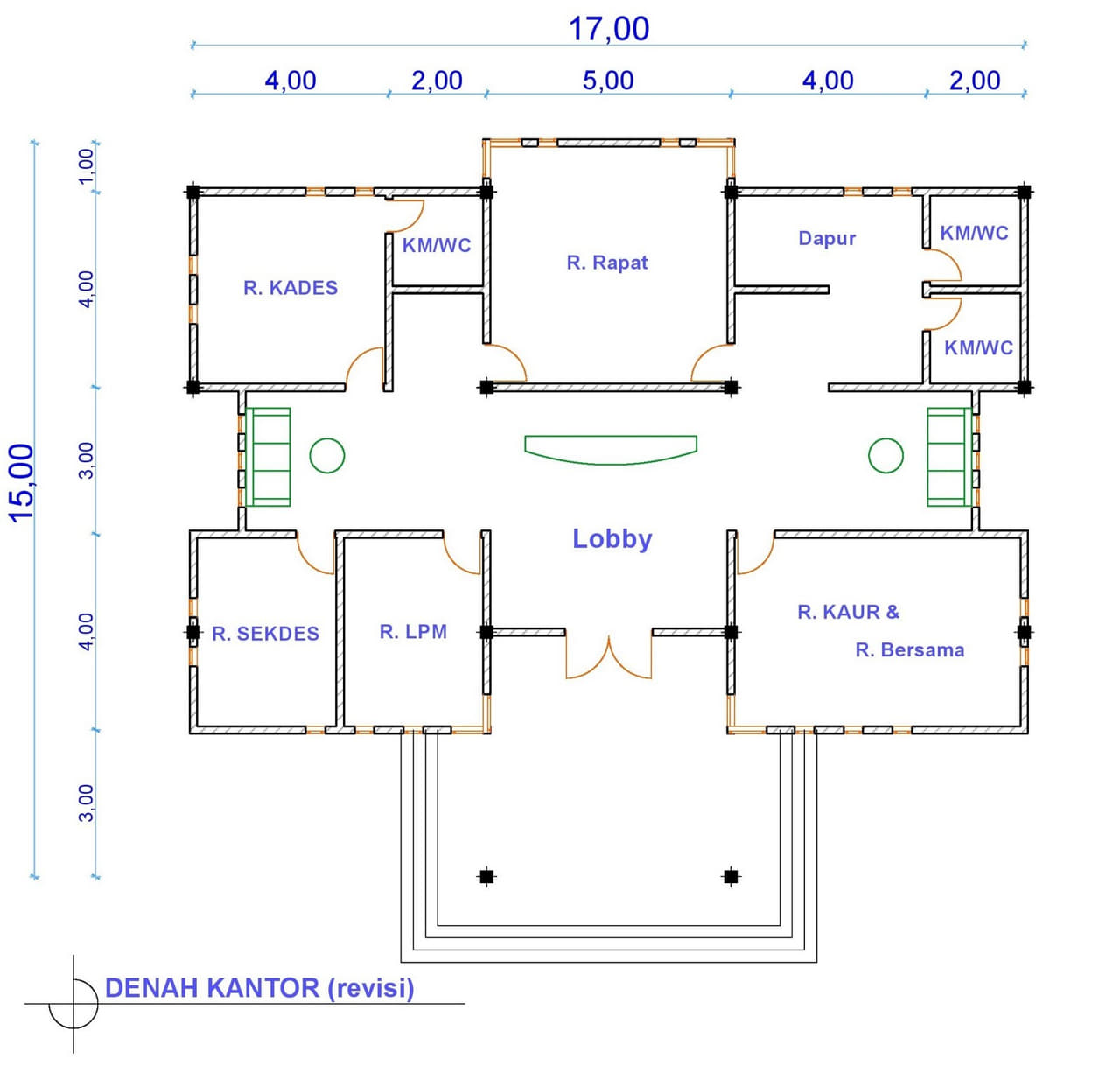 6 Denah Kantor 2 Lantai Untuk Perusahaan Yang Minimalis Dan Modern