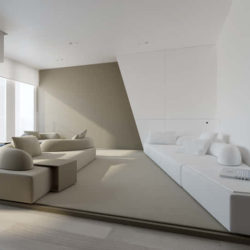 banner desain ruang keluarga minimalis