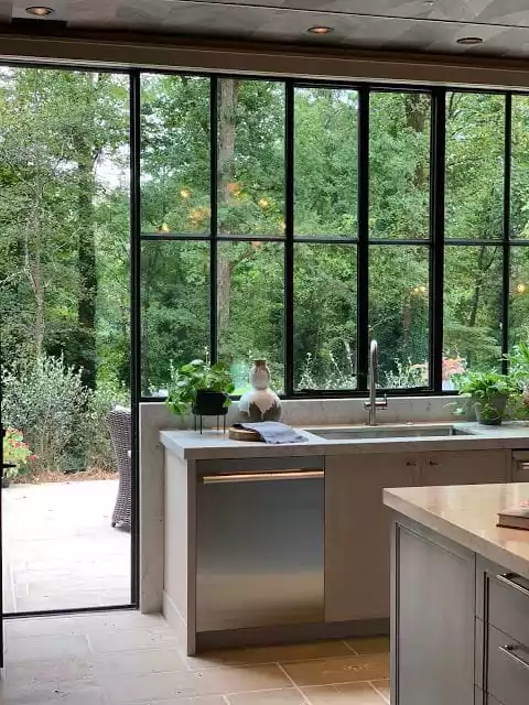 Inspirasi Dapur Terbuka Menghadap Taman