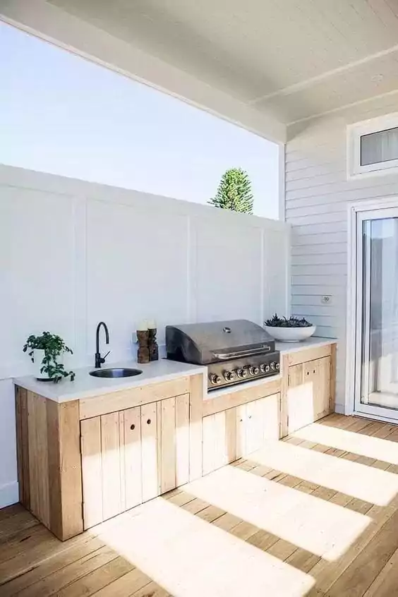 Inspirasi Dapur Terbuka dibelakang rumah sederhana