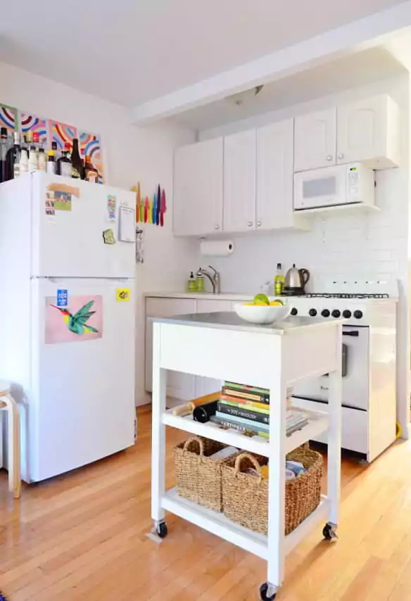 Model Dapur Minimalis 1x1 Putih