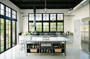 Model Jendela Dapur Aluminium Industrial Minimalis