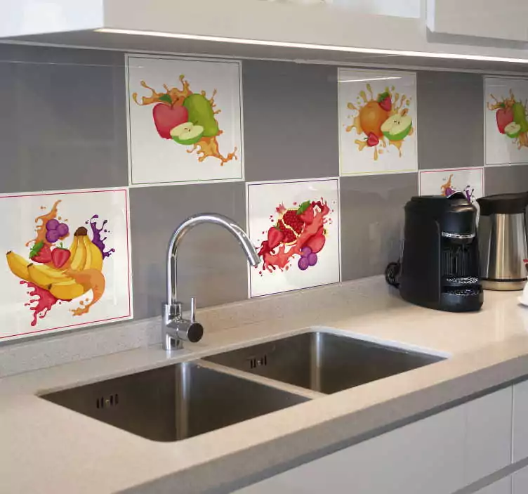 Motif Buah Keramik Dinding Dapur