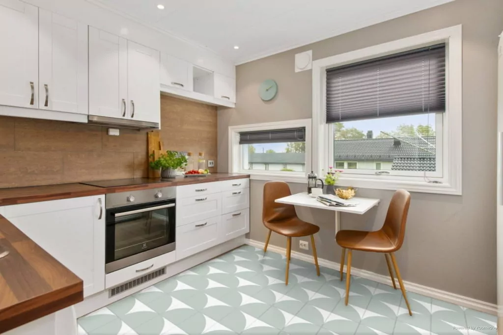 Gambar Keramik Lantai Dapur Warna Hijau