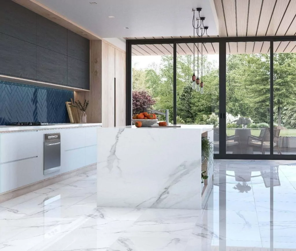 Model Keramik Lantai Dapur Marble