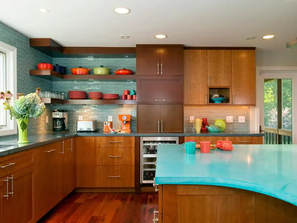 banner meja dapur minimalis