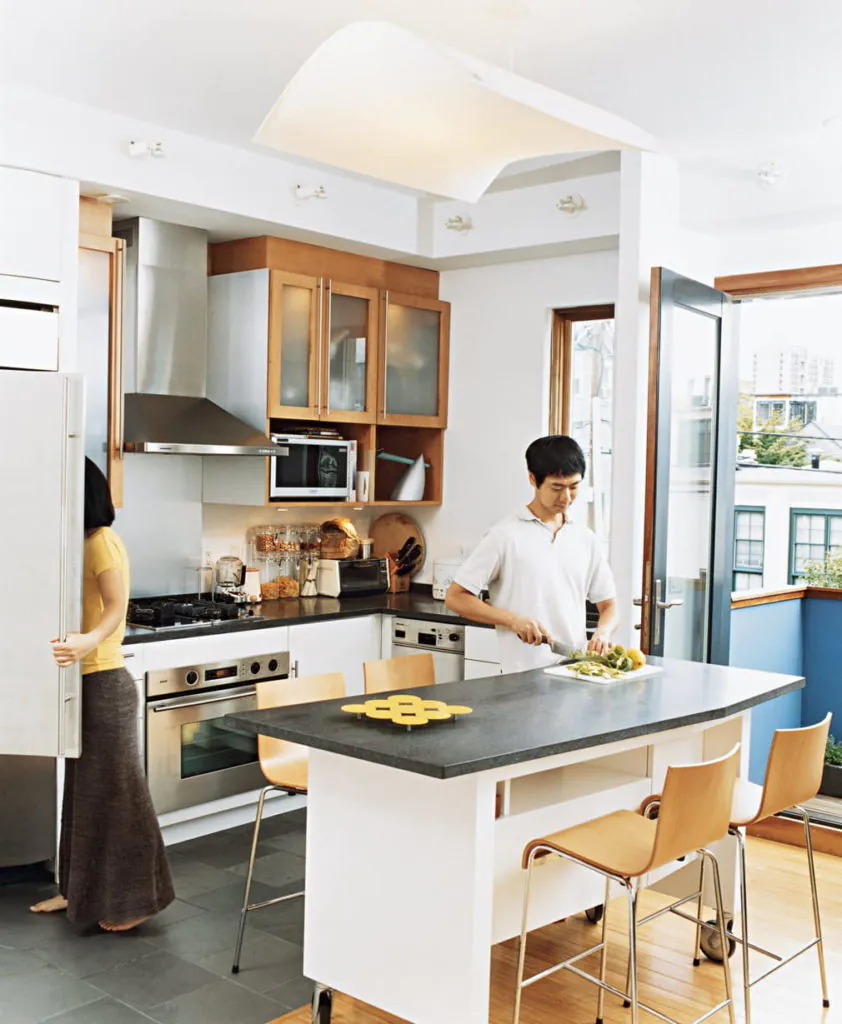 meja dapur granit minimalis