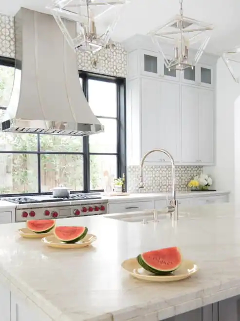 meja dapur minimalis warna putih