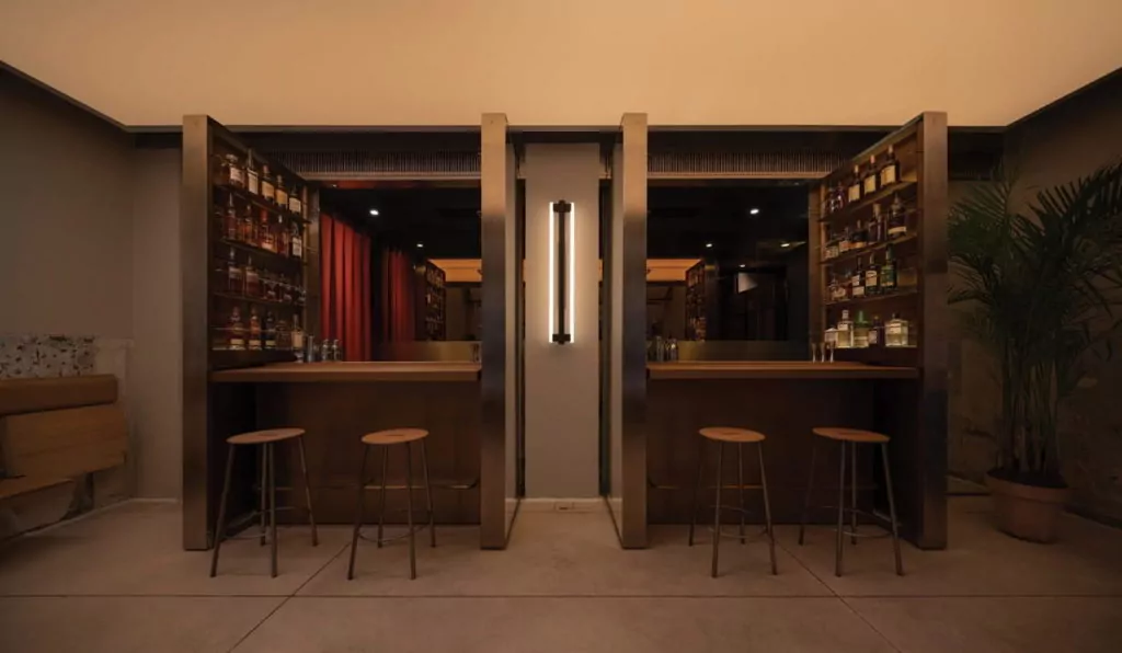 mini bar rumah elegan