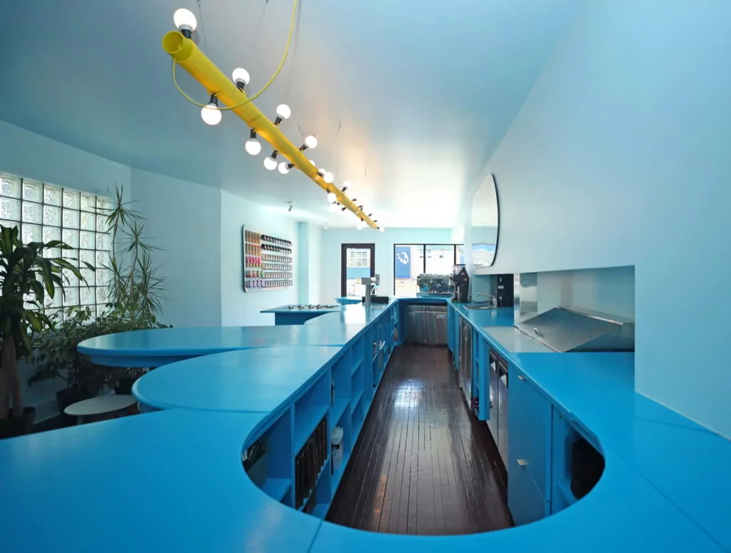 mini bar rumah sky blue