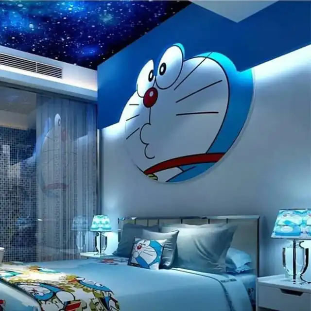 banner dekorasi kamar doraemon