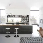 banner meja dapur cor minimalis