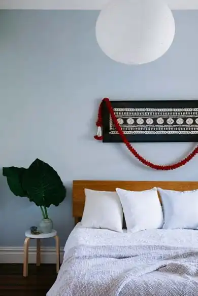 dekor cat tembok warna biru