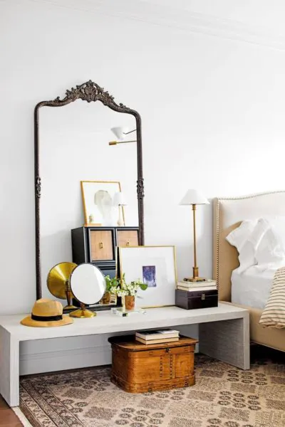 dekor kamar dengan wardrobe simple