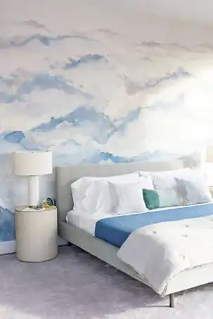 dekor tembok dengan mural