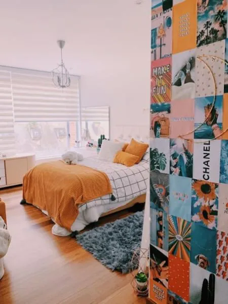 dekorasi kamar aesthetic colorfull