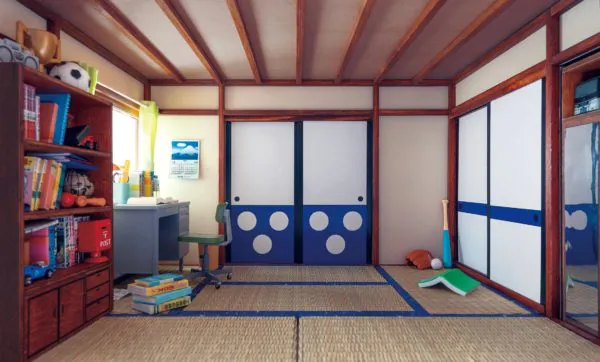 dekorasi kamar doraemon nobita