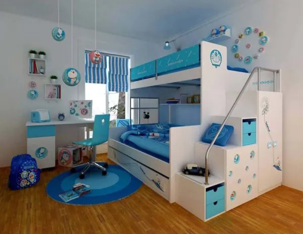 dekorasi kamar doraemon sederhana