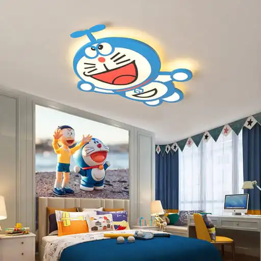 dekorasi kamar doraemon yang simple