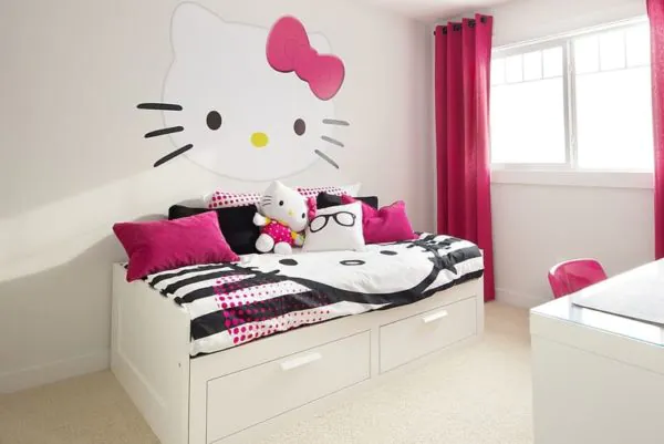 dekorasi kamar hello kitty remaja