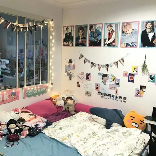 dekorasi kamar kpopers bts