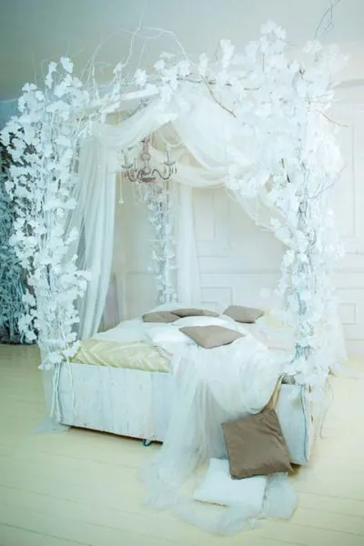 dekorasi kamar pengantin cantik