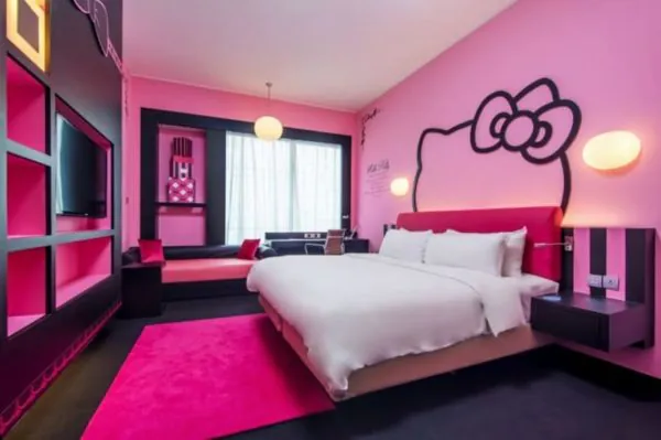 foto dekorasi kamar hello kitty