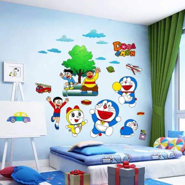 hiasan kamar ala doraemon
