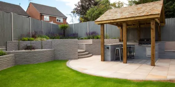 kanopi dapur dari genteng