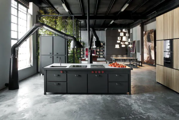 model dapur minimalis industrial modern