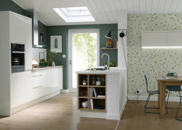 warna dapur cream modern