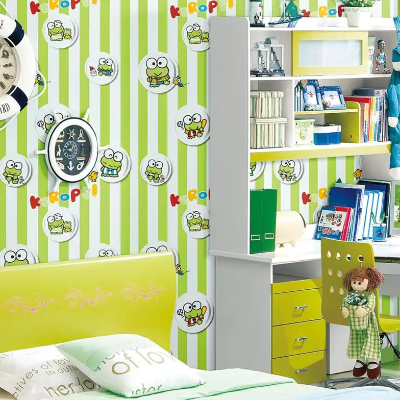 banner dekorasi kamar keroppi