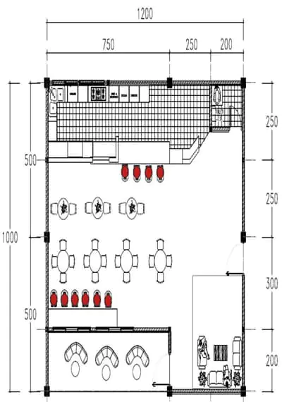 banner denah cafetaria