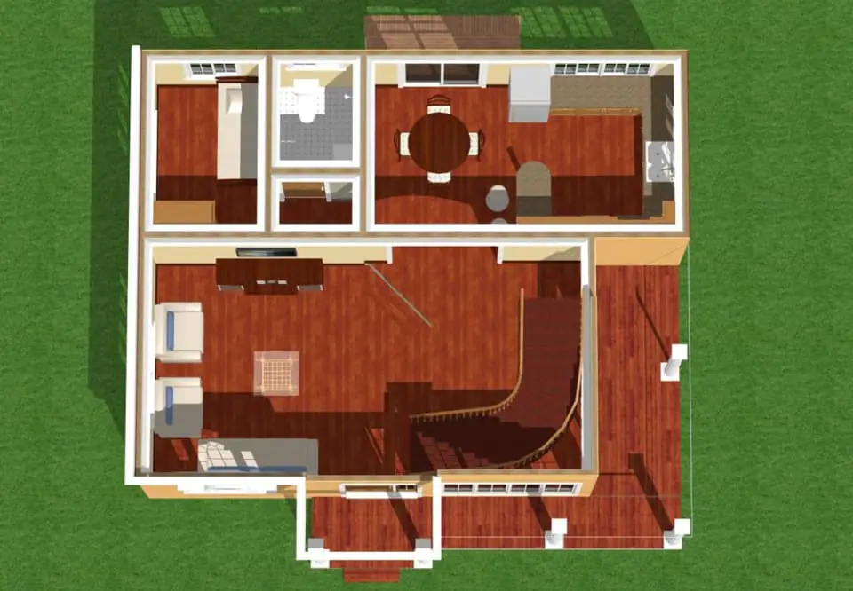 banner denah rumah 6x10