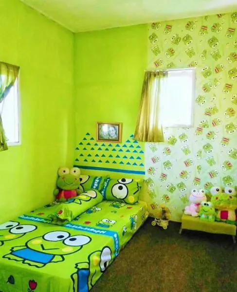 dekorasi kamar keroppi lucu