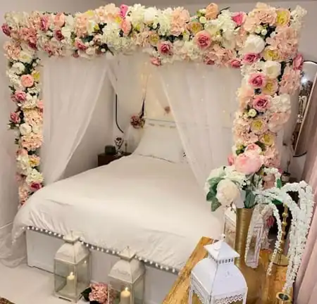 dekorasi kamar pengantin sempit nyaman