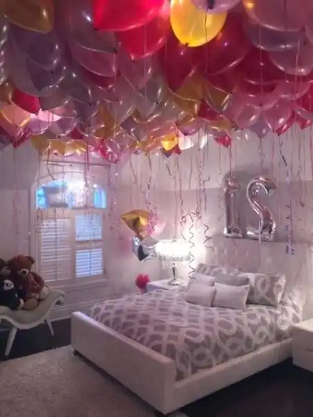 dekorasi kamar ulang tahun cantik