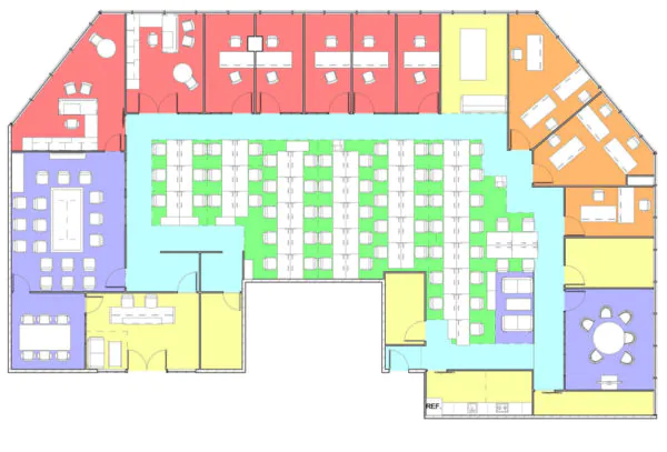 denah kantor kecamatan