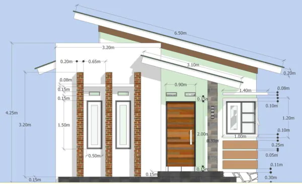 denah rumah sederhana tapi mewah
