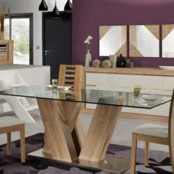 Custom Meja Makan Kaca