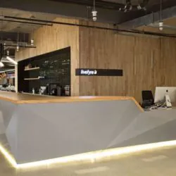 Custom Meja Resepsionis Mewah