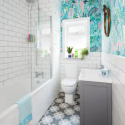 banner kamar mandi aesthetic