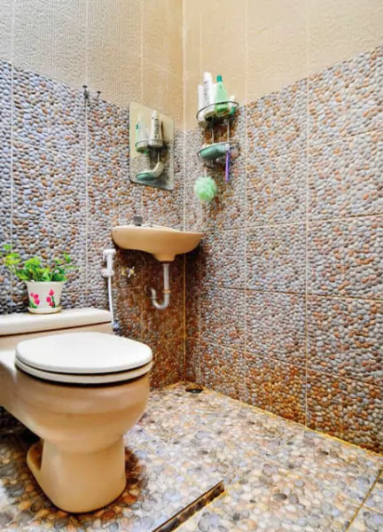 desain kamar mandi sederhana dan murah batu alam