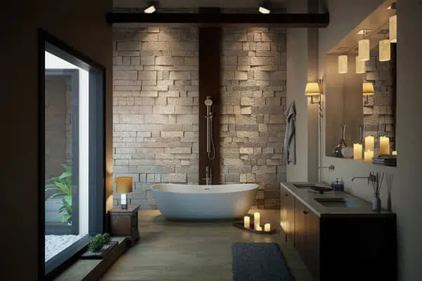 kamar mandi aesthetic kecil