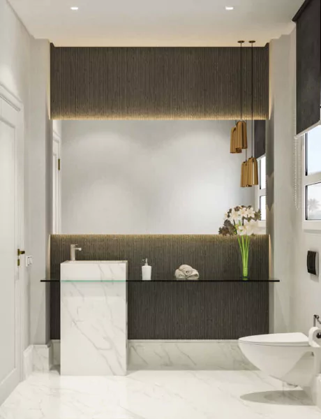 kamar mandi apartement minimalis