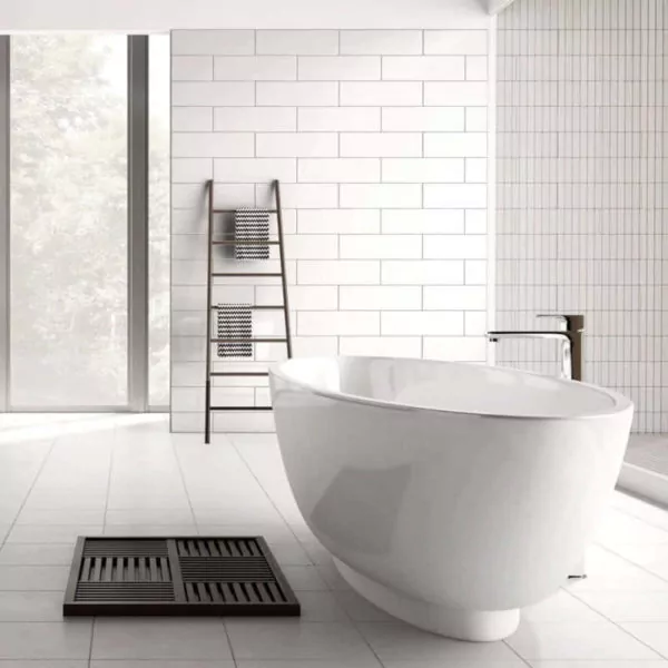 keramik dinding kamar mandi putih