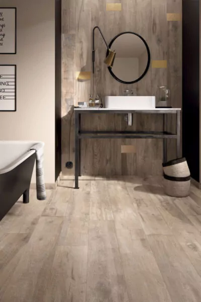 warna keramik kamar mandi yang bagus dari kayu mewah