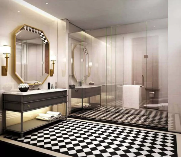 keramik kamar mandi motif timbul