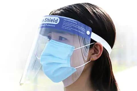 masker dan face shield