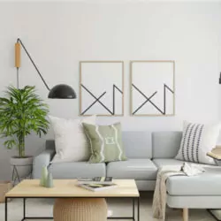 banner desain ruang keluarga